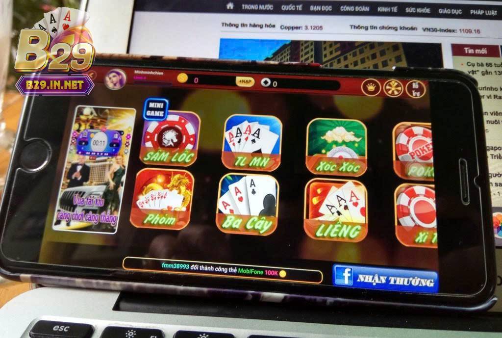 Nhiều kho tàng trò chơi lựa chon